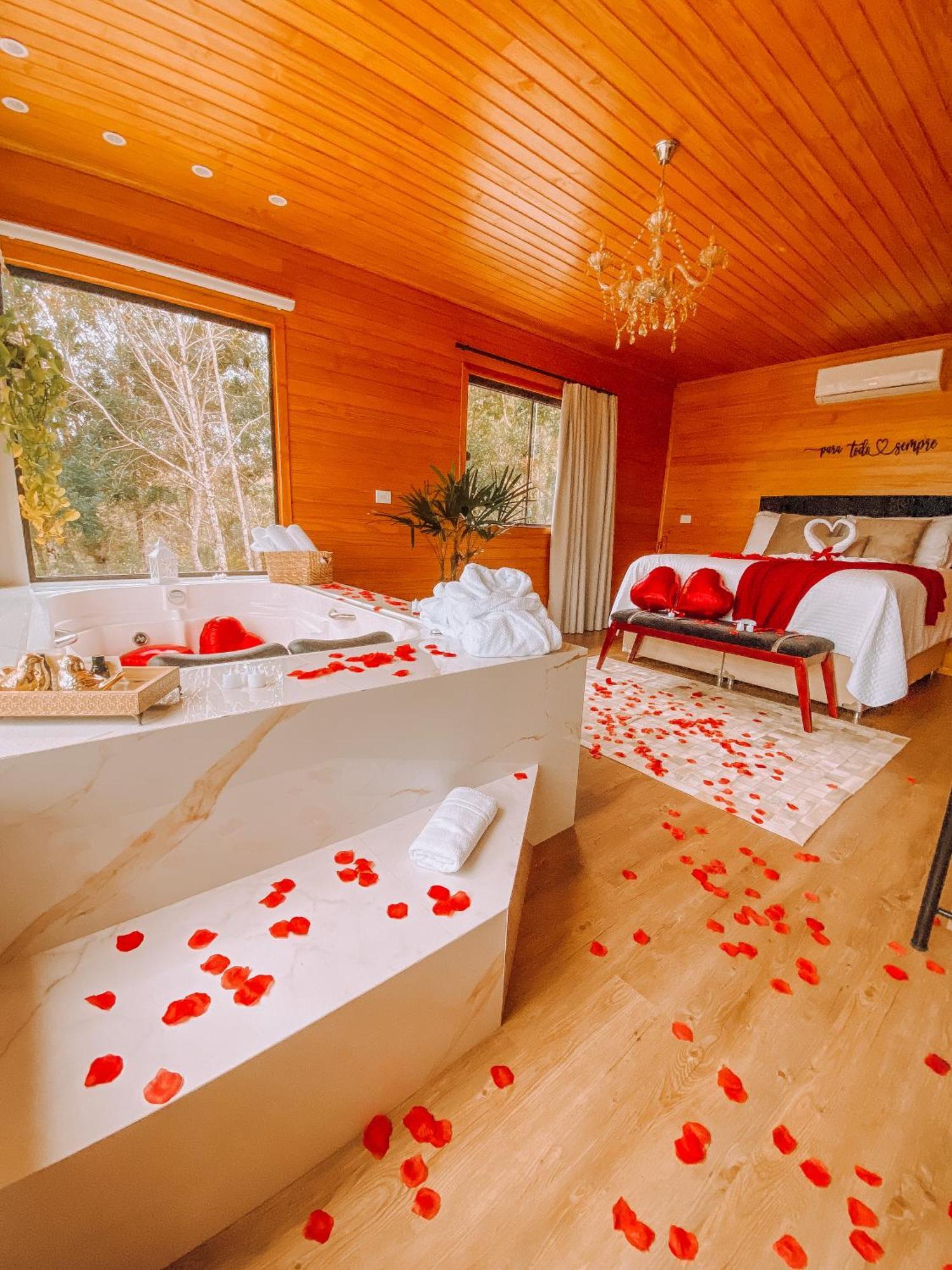 Cabana Romantica Na Serra Com Hidro, Lareira, Lagos E Trilhas Βίλα Bom Retiro  Εξωτερικό φωτογραφία